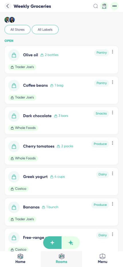 Shopping List Preview