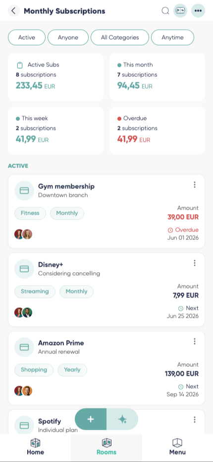 Subscription Central Preview