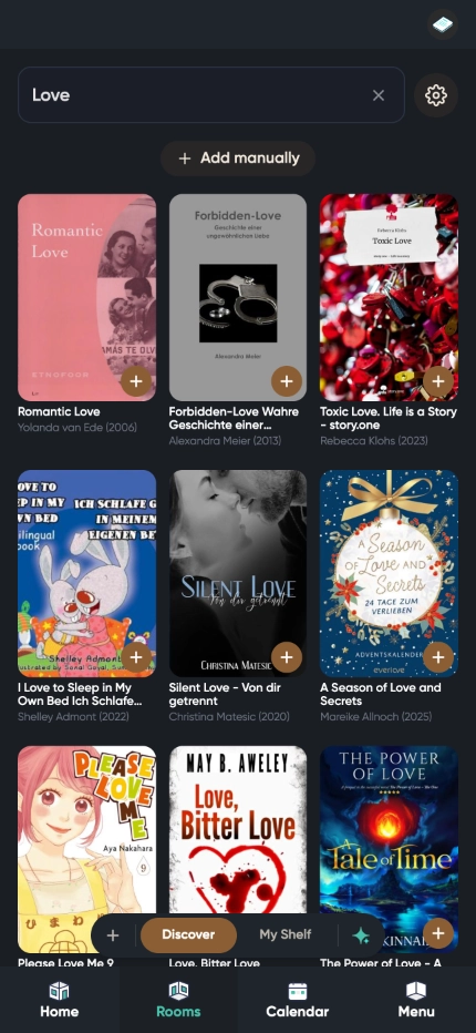 Book Shelf library screenshot