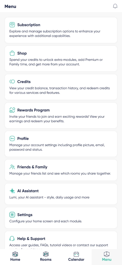 Additional features